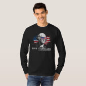 Funny 4th of July George Washington 1776 Suck-It E T-shirt (Voorkant volledig)