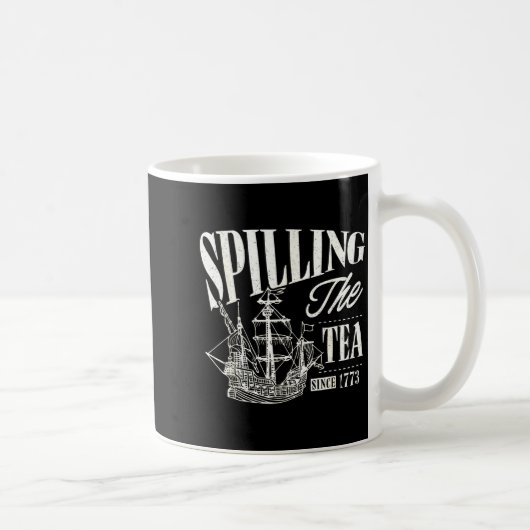 Funny 4th Of July Slling The Tea Since 1773  Koffiemok (Rechts)