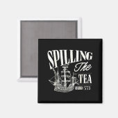 Funny 4th Of July Slling The Tea Since 1773  Magneet (Voorkant / Achterkant)
