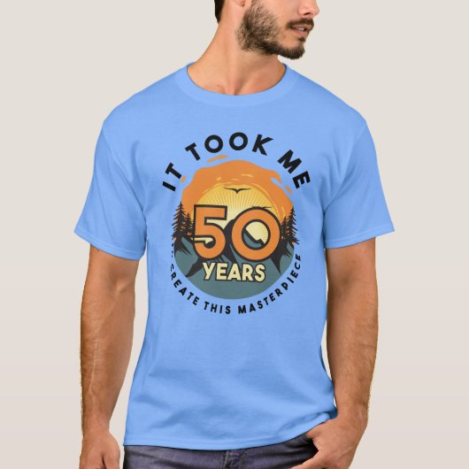 Funny 50 jaar oude Joke T-Shirt 50th Birthday Gag (Voorkant)