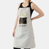 Funny 50 So What Custom Photo Birthday Schort (Insitu)