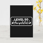 Funny 50 Years Old Joke Gag Idea Shirt 50th Bday P Kaart (Gele Bloem)