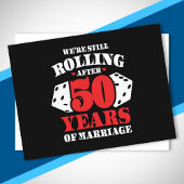 Funny 50e Jubileum koppels getrouwd 50 jaar Briefkaart