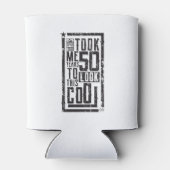 Funny 50e verjaardag B-day Gift Gezegde 50 jaar Blikjeskoeler (Achterkant)