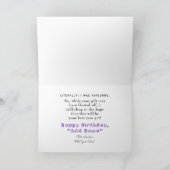 Funny 50e verjaardagskaart kaart (Binnen)