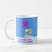 Funny 50ste verjaardag koffie mok (Links)