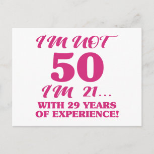 Funny 50th Birthday Briefkaart
