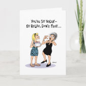 Funny 50th Birthday Card for Women Kaart (Voorkant)