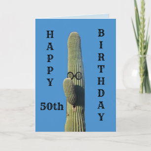 Funny 50th Birthday Card Kaart