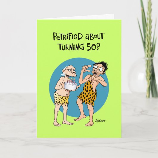 Funny 50th Birthday Card Kaart (Voorkant)