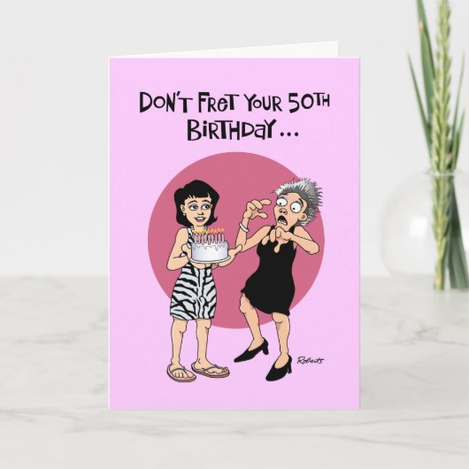 Funny 50th Birthday Card Kaart (Voorkant)