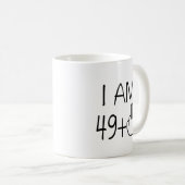 Funny 50th Birthday Coffee Mok (Voorkant rechts)