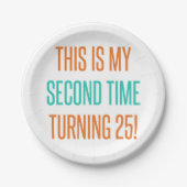 Funny 50th Birthday for Women Papieren Bordje (Voorkant)