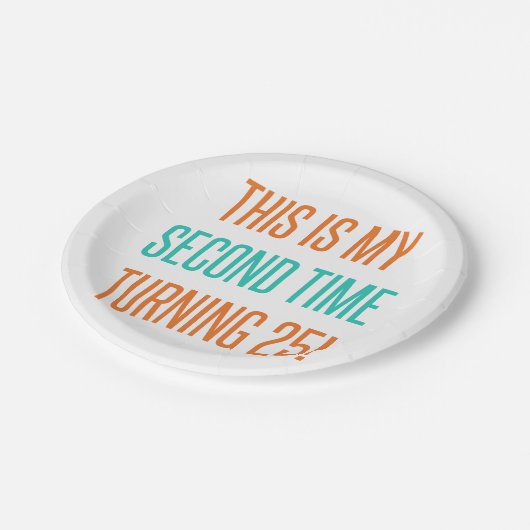 Funny 50th Birthday for Women Papieren Bordje (Gekanteld)