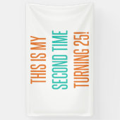 Funny 50th Birthday for Women Spandoek (Verticaal)