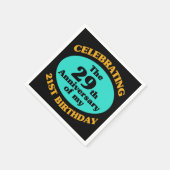 Funny 50th Birthday Gag Gift Servet (Hoek)