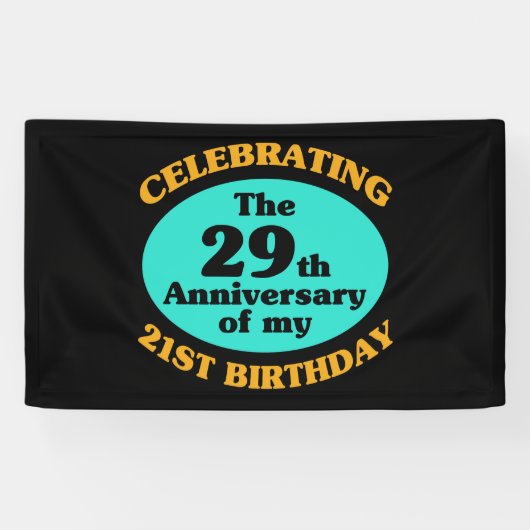 Funny 50th Birthday Gag Gift Spandoek (Horizontaal)