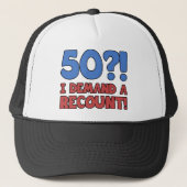 Funny 50th Birthday Gag Gift Trucker Pet (Voorkant)