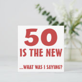 Funny 50th Birthday Gag Gifts Kaart (Staand voorkant)