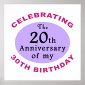 Funny 50th Birthday Gag Gifts Poster (Voorkant)