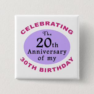 Funny 50th Birthday Gag Gifts Vierkante Button 5,1 Cm