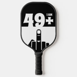 Funny 50th Birthday Gift, 49 plus één controleur Pickleball Paddle