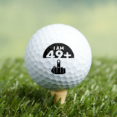 Funny 50th Birthday Gift, 49 plus één Golfballen (Insitu Shirt)