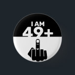 Funny 50th Birthday Gift, 49 plus één Ronde Button 3,2 Cm<br><div class="desc">Een 49 plus één knop zou een uniek en humoristisch cadeau zijn voor iemand die 50 jaar oud wordt. Funny 50th Birthday Gift, 49 plus één 50ste verjaardag, verjaardag, 50e, 50 jaar oud, grappig, 50, 50, 50 jaar, vader, grappige 50e verjaardag, humor, 50 jaar oud, blije verjaardag, grappige verjaardag, vintage,...</div>