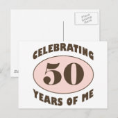 Funny 50th Birthday Gifts Briefkaart (Voorkant / Achterkant)