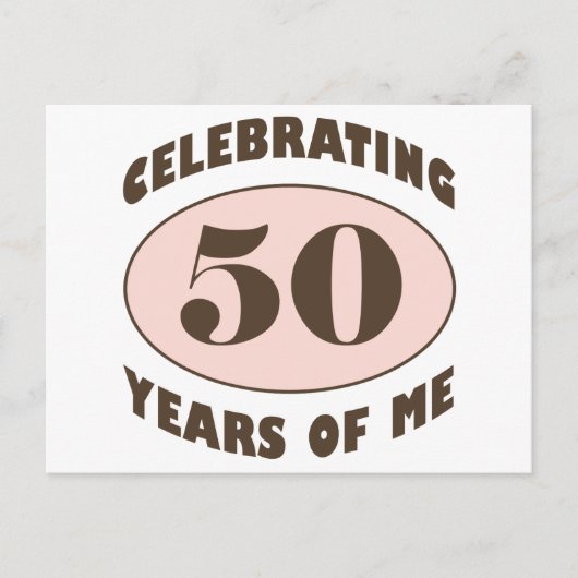 Funny 50th Birthday Gifts Briefkaart (Voorkant)