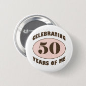 Funny 50th Birthday Gifts Ronde Button 5,7 Cm (Voorkant /achterkant)