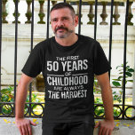 Funny 50th Birthday Joke Gift 50 jaar Kindertijd T-shirt<br><div class="desc">Grappig 50ste verjaardag Joke Gift 50 jaar kindertijd</div>
