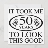 Funny 50th Birthday Kaart (Voorkant)
