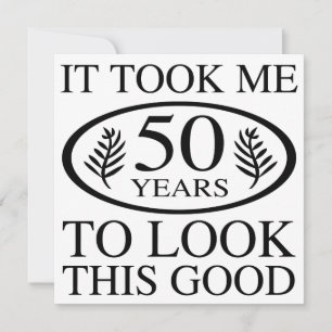 Funny 50th Birthday Kaart