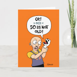 Funny 50th Birthday Kaart