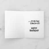 Funny 50th Birthday Kaart (Binnen)