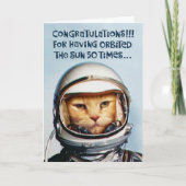 Funny 50th Birthday Kaart (Voorkant)
