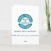 Funny 50th Birthday Kaart (Achterkant)