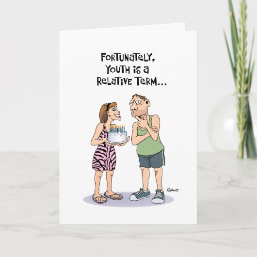 Funny 50th Birthday Kaart (Voorkant)