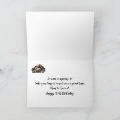 Funny 50th Birthday, Labrador Retriever Kaart (Binnen)