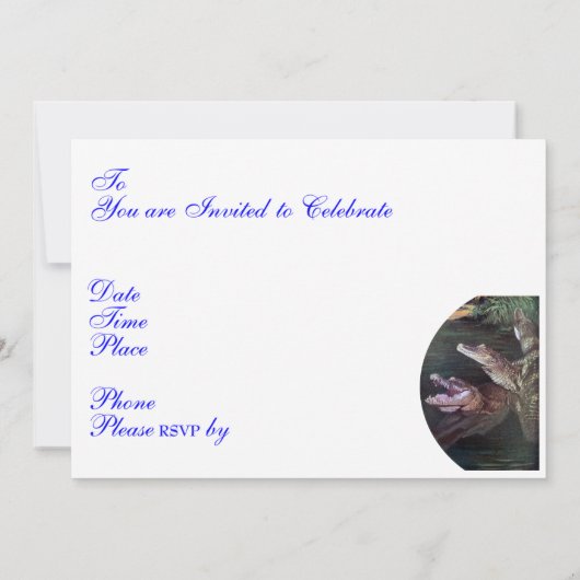 Funny 50th Birthday Party Invitations Kaart (Achterkant)