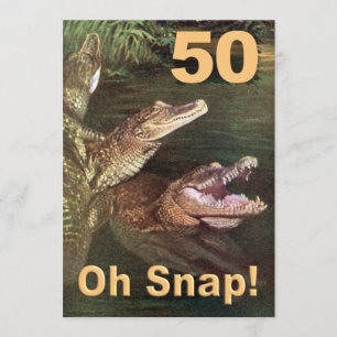 Funny 50th Birthday Party Invitations Kaart