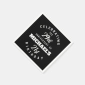 Funny 50th Birthday Personalized Servet (Hoek)