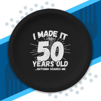 Funny 50th Birthday Quote Sarcastic 50 Year Old Papieren Bordje