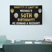 Funny 50th Birthday (Recount) Spandoek (Beurs)
