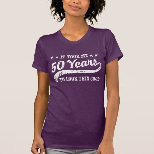 Funny 50th Birthday T-shirt (Voorkant)