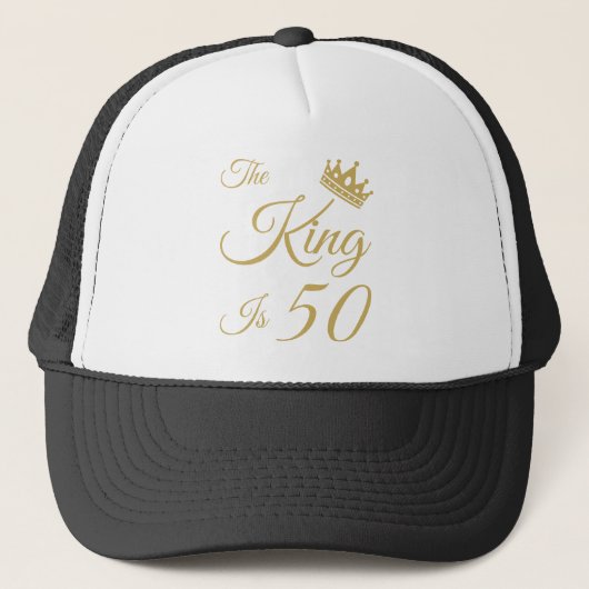Funny 50th Birthday voor mannen Trucker Pet (Voorkant)