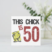 Funny 50th Birthday voor vrouwen Kaart (Staand voorkant)