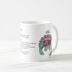 Funny 50th Personalized 'Toen ik jouw leeftijd was Koffiemok