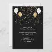 Funny 50th Wedding Anniversary with Couple's Names Kaart (Achterkant)